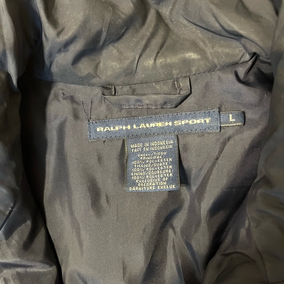 **RALPH LAUREN** Lightweight Navy Puffer Sz: L - Picture 4 of 8